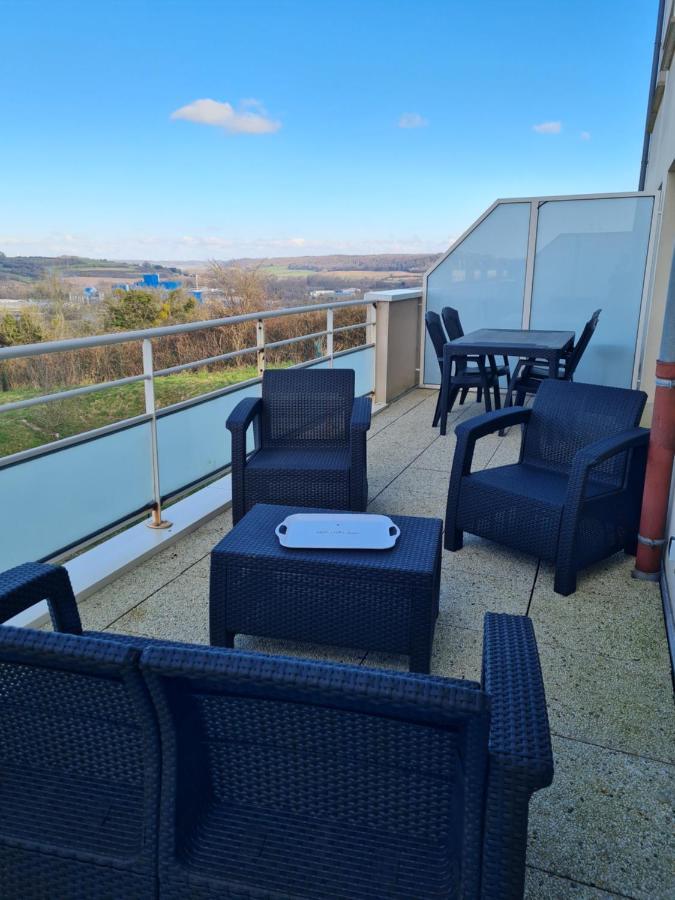 Le Panorama, Echappee Mer Dieppe & Parking Prive Apartment Rouxmesnil-Bouteilles Ngoại thất bức ảnh